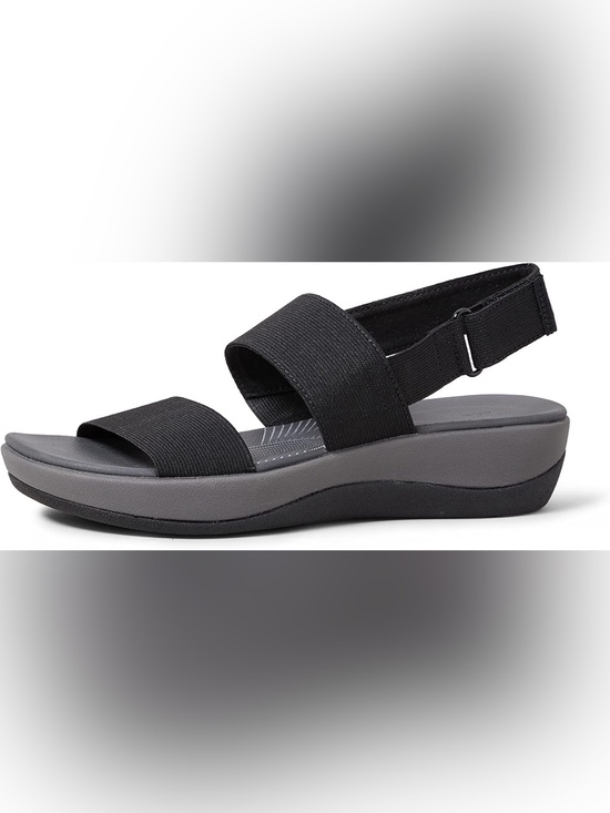 Cloudsteppers by Clarks Shoes - Clarks cloudstoppers arla jacory Slingback Sandals black/grey size 9
